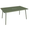 Outlet FERMOB Table basse en acier vert Cactus Monceau - 57 x 92 x 45 cm