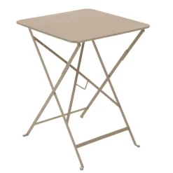 Best FERMOB Table carrée pliante Bistro en acier 57 x 57 x 74 cm