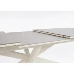 Discount BIZZOTTO Table extensible en aluminium et pierre sintérisée Pascal Pélican