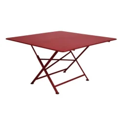 New FERMOB Table pliante Cargo en acier - 128 x 128 x74 cm