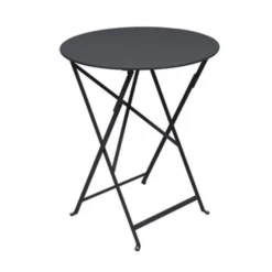 Hot FERMOB Table pliante en acier Bistro - Ø 60 cm