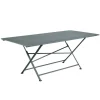 Discount FERMOB Table pliante rectangulaire en acier Cargo - 190 x 90 x 74 cm