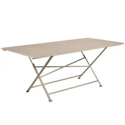 Discount FERMOB Table pliante rectangulaire en acier Cargo - 190 x 90 x 74 cm