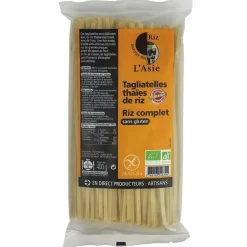 Outlet AUTOUR DU RIZ Tagliatelles thaïes de riz complet 400g