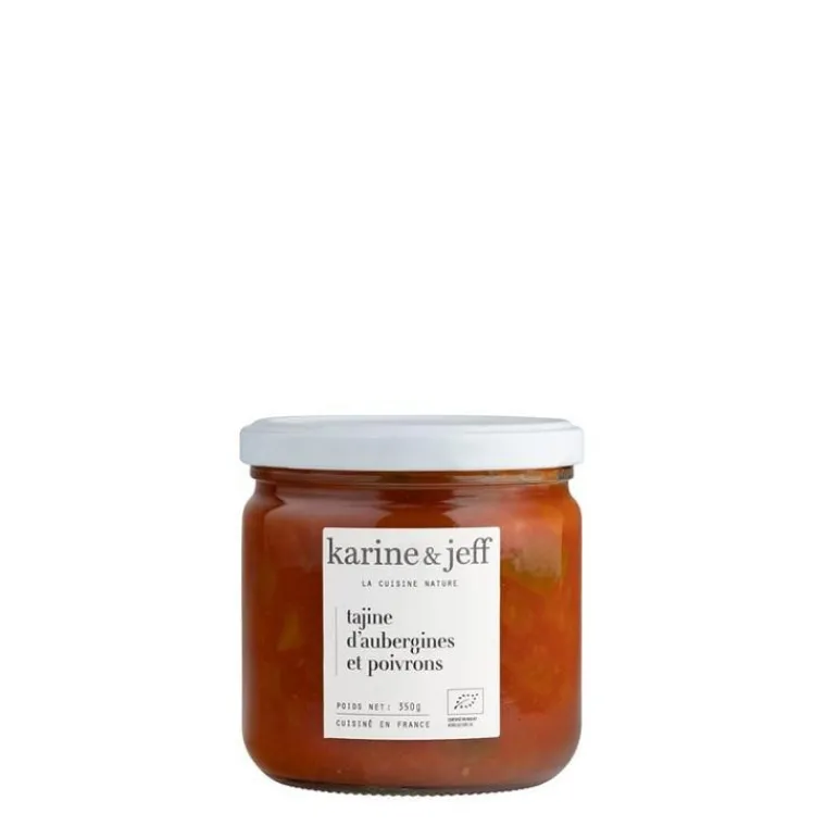 Best KARINE & JEFF Tajine d’aubergines et poivrons bio - 350 g