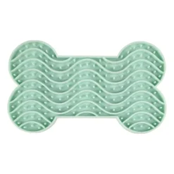 FLAMINGO Tapis à lécher avec ventouse coloris vert yummee