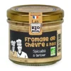 LES BIO DU BOCAL Tartinable au fromage de chèvre & noix en verrine de 90 g
