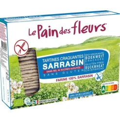 Discount LE PAIN DES FLEURS Tartine apéritif sarrasin sans sel en boîte de 150 g
