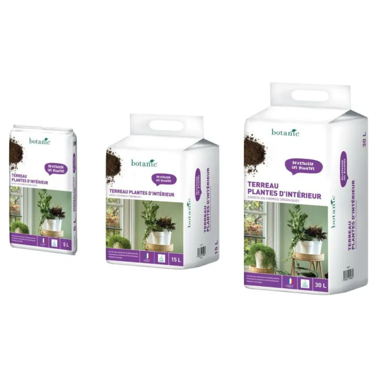 Sale BOTANIC® Terreau plantes d'intérieur