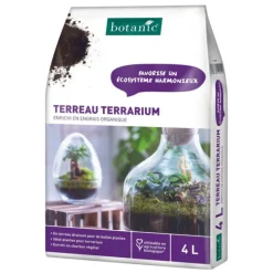 Outlet BOTANIC® Terreau pour terrarium en sac - 4 L