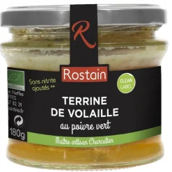 Sale ROSTAIN Terrine de volaille 180g