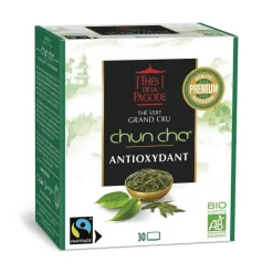 THES DE LA PAGODE Thé Chun Cha bio Thés de la Pagode - 60 g / 30 infusettes