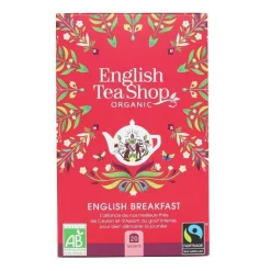 New ENGLISH TEA SHOP Thé English breakfast bio - 20 sachets