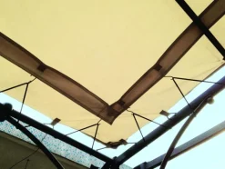 Clearance COULEURS DU MONDE Toile d'ombrage universelle pour tonnelle coloris beige - 3 x 4 m