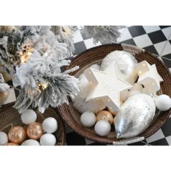 Clearance BLACHÈRE ILLUMINATION Étoile lumineuse LED à lumière fixe blanc chaud à piles - 12 cm