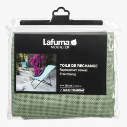 Best LAFUMA MOBILIER Toile pour maxi transat moss Batyline® coloris vert Lafuma - 62 cm