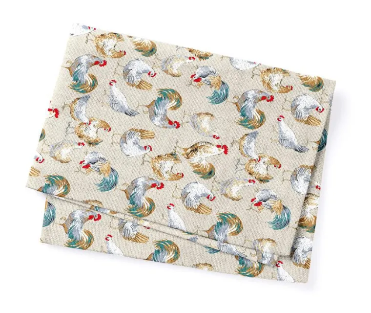 Sale SAFECO Torchon en coton coloris beige Monique - 50 x 70 cm