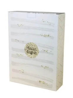 Best CAVSERVICE Étui cadeau blanc pour 3 bouteilles Helsinki - 30 x 36 cm