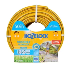 HOZELOCK Tuyau Tricoflex Ultraflex coloris jaune - 50 m x Ø 15 mm