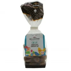New BELLEDONNE Œuf chocolat au lait cœur lacté - 100 g x 8