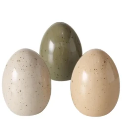 Discount BOLTZE Œuf décoratif en porcelaine Mylana - Ø 9 x H 12 cm