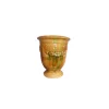 Clearance POTERIE DE LA MADELEINE Vase Anduze flammé en terre cuite émaillée H 28 x Ø 32 cm