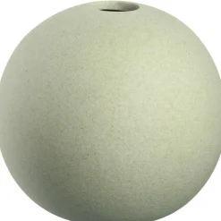 Discount LEONARDO Vase boule soliflore en céramique vert Bolla - Ø 10 x H 9 cm