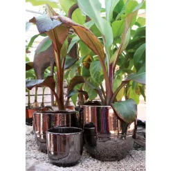 Discount LES POTERIES D'ALBI Vase gris gamme Rebord Ø 21 cm