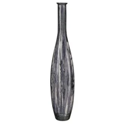 Outlet EDELMAN Vase haut Palermo en verre recyclé noir Hollande - Ø 20 x 100 cm