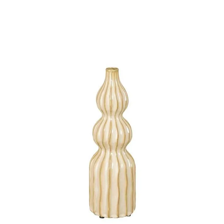 Hot EDELMAN Vase soliflore coloris beige en céramique Felipe - Ø 11 cm