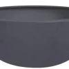 Best POETIC Vasque ronde gris anthracite Eda Basalt up - Ø 40 x H 16,5 cm