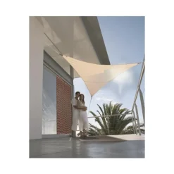 Online JARDILINE Voile d'ombrage triangulaire beige 3 m