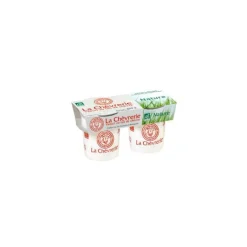 Sale LA CHÈVRERIE Yaourt de chèvre nature - 2 x 125 g