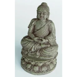 Best SUPERFISH Zen Déco Buddha Résine 9x9,3x15,5 cm